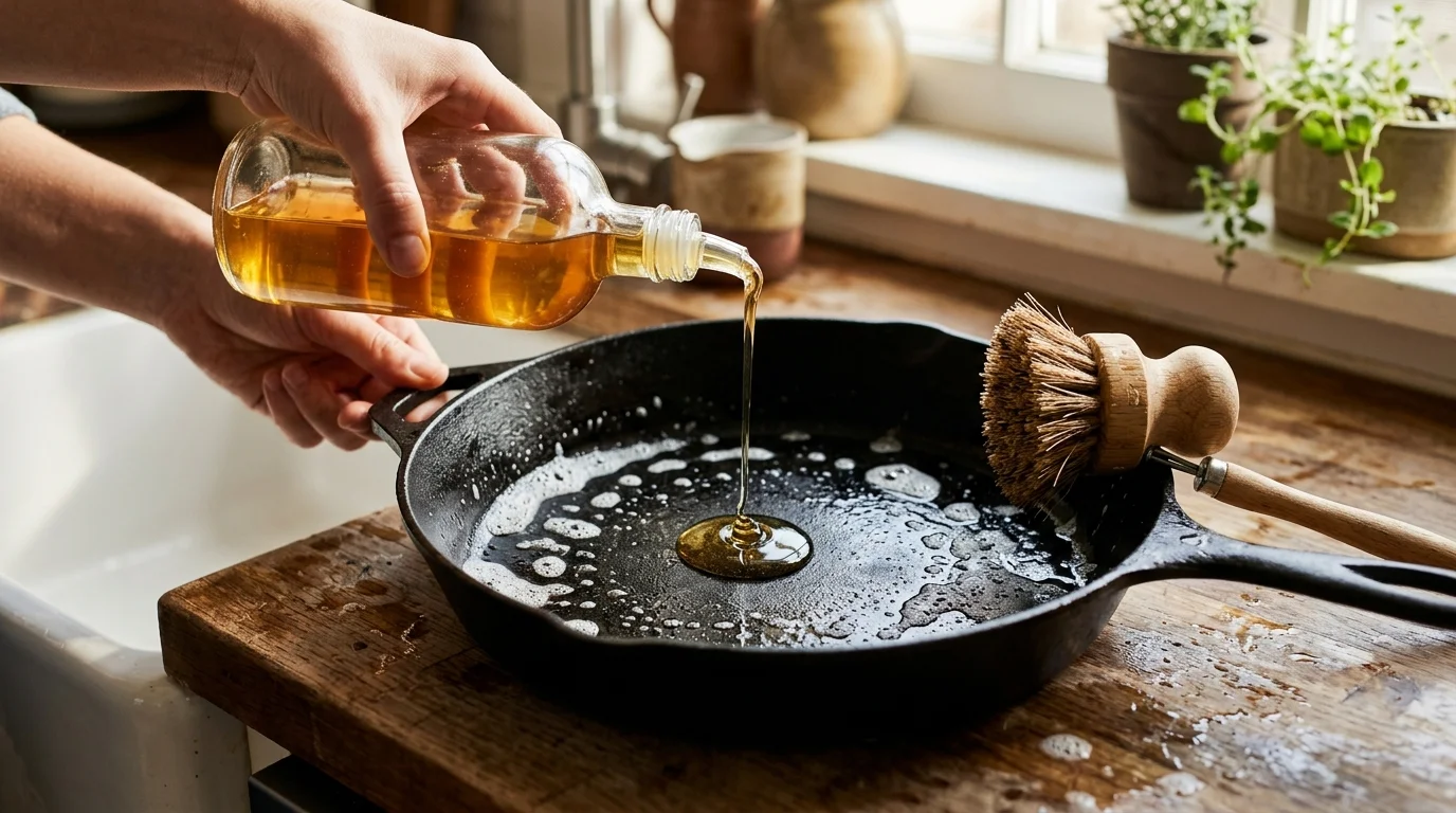 Cast Iron Makers Confirm Dish Soap Is Safe, Though Rancid Seasoning Claims Lack Proof