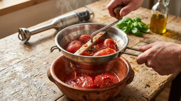 Why Cooks Choose Manual Food Mills Over Immersion Blenders for San Marzano Tomatoes